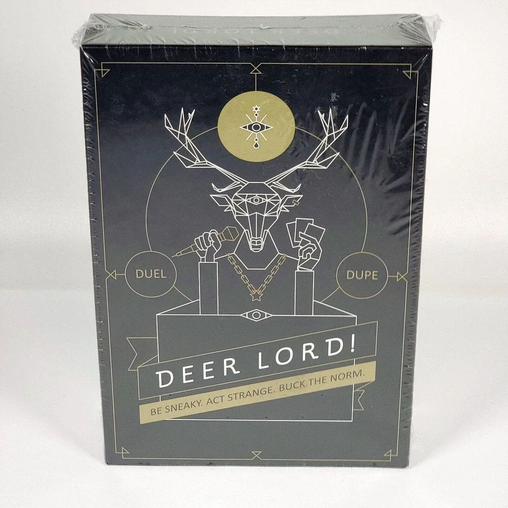Deer Lord Party Board Card Game Be Sneaky Act‎ Strange Buck The Norm New Sealed